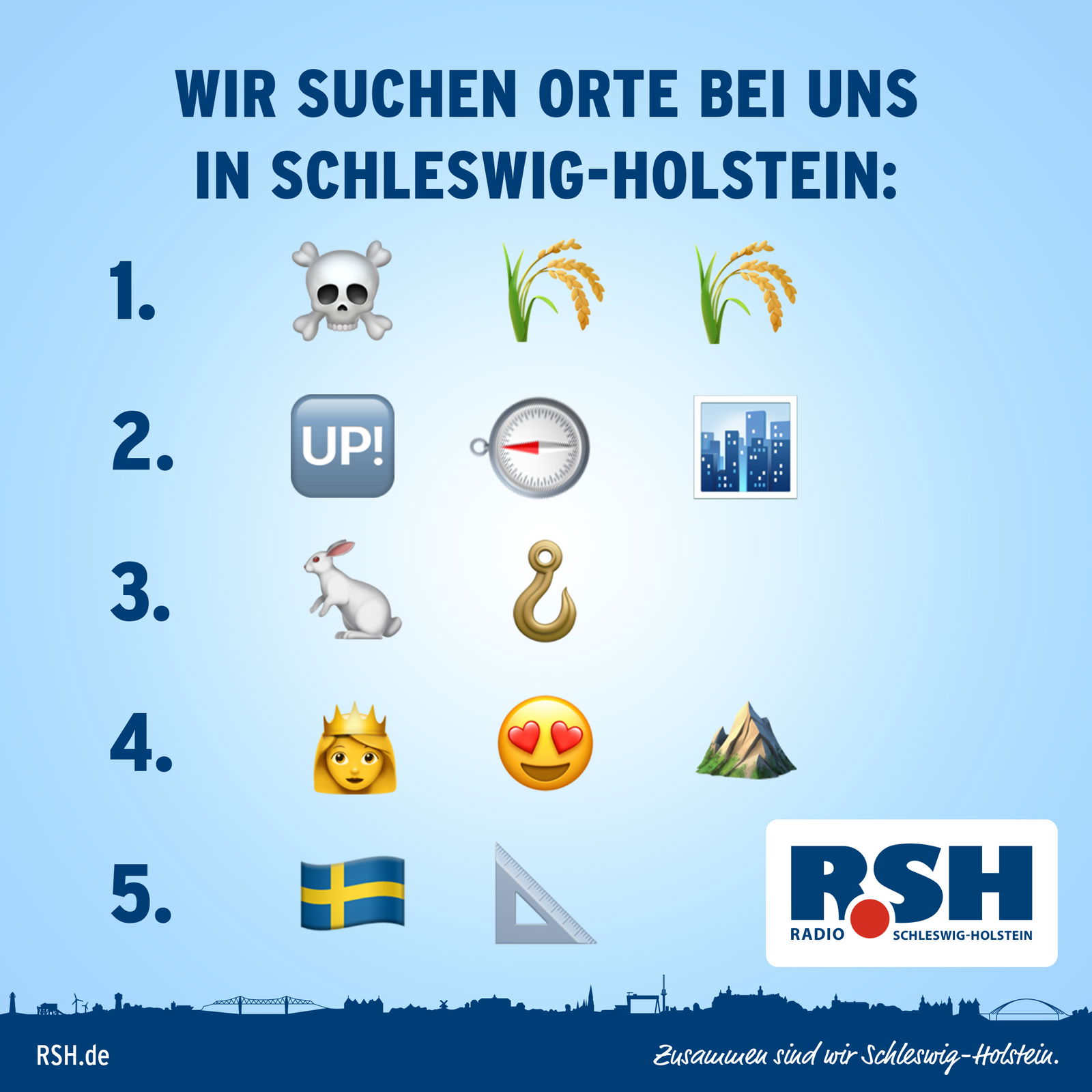 Emoji-Rätsel Orte in SH Teil 5.