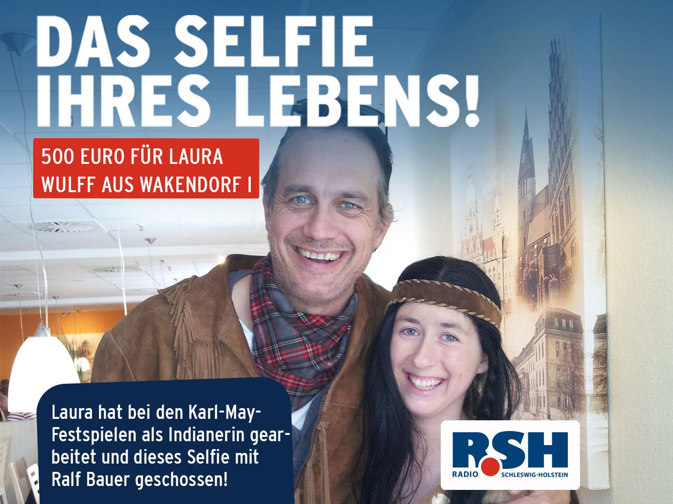 Das Selfie Ihres Lebens aus der Wach-Mittmann-Show Gewinnerin 13. Oktober.