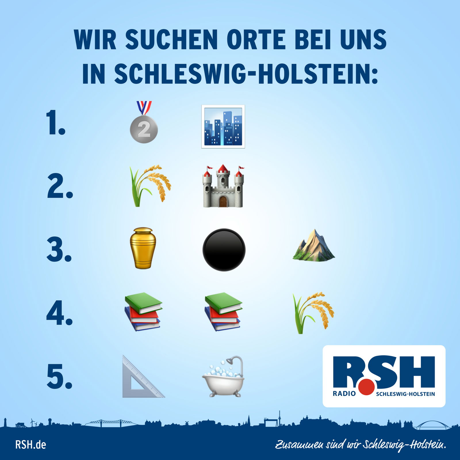 Emoji-Rätsel Orte in SH Teil 6.