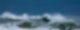Hohe Wellen brechen im Meer. Darüber fliegen Möwen und spritzendes Weißwasser.