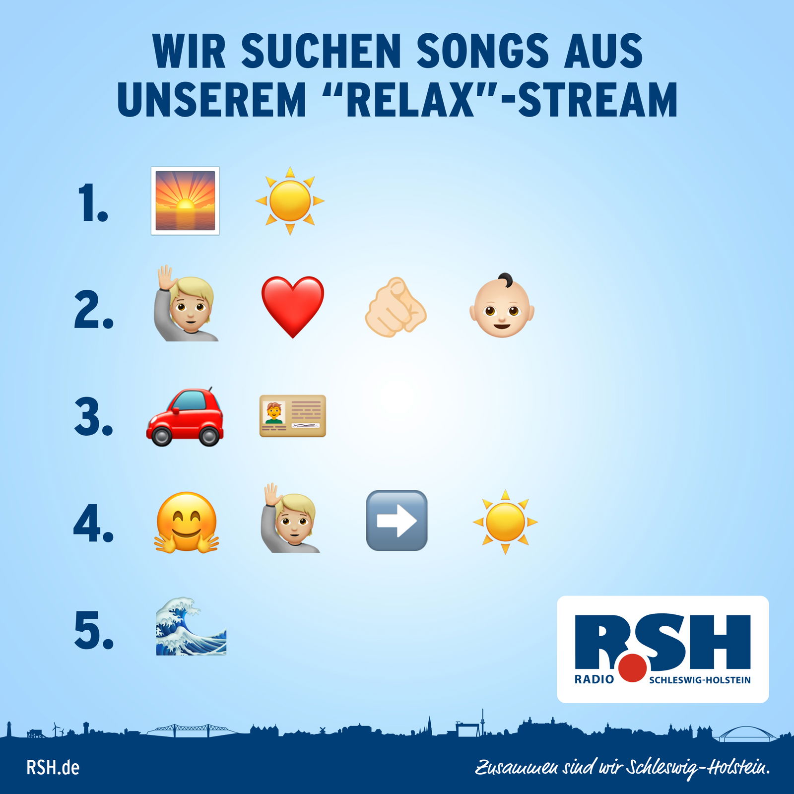 Emojirätsel zu unserem Relax-Stream