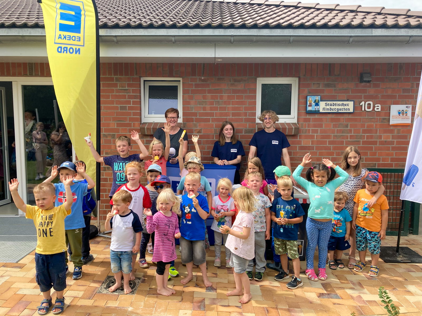 Der R.SH Eis-Alarm 2022 bei der Städtischen Kindertagesstätte Tönning