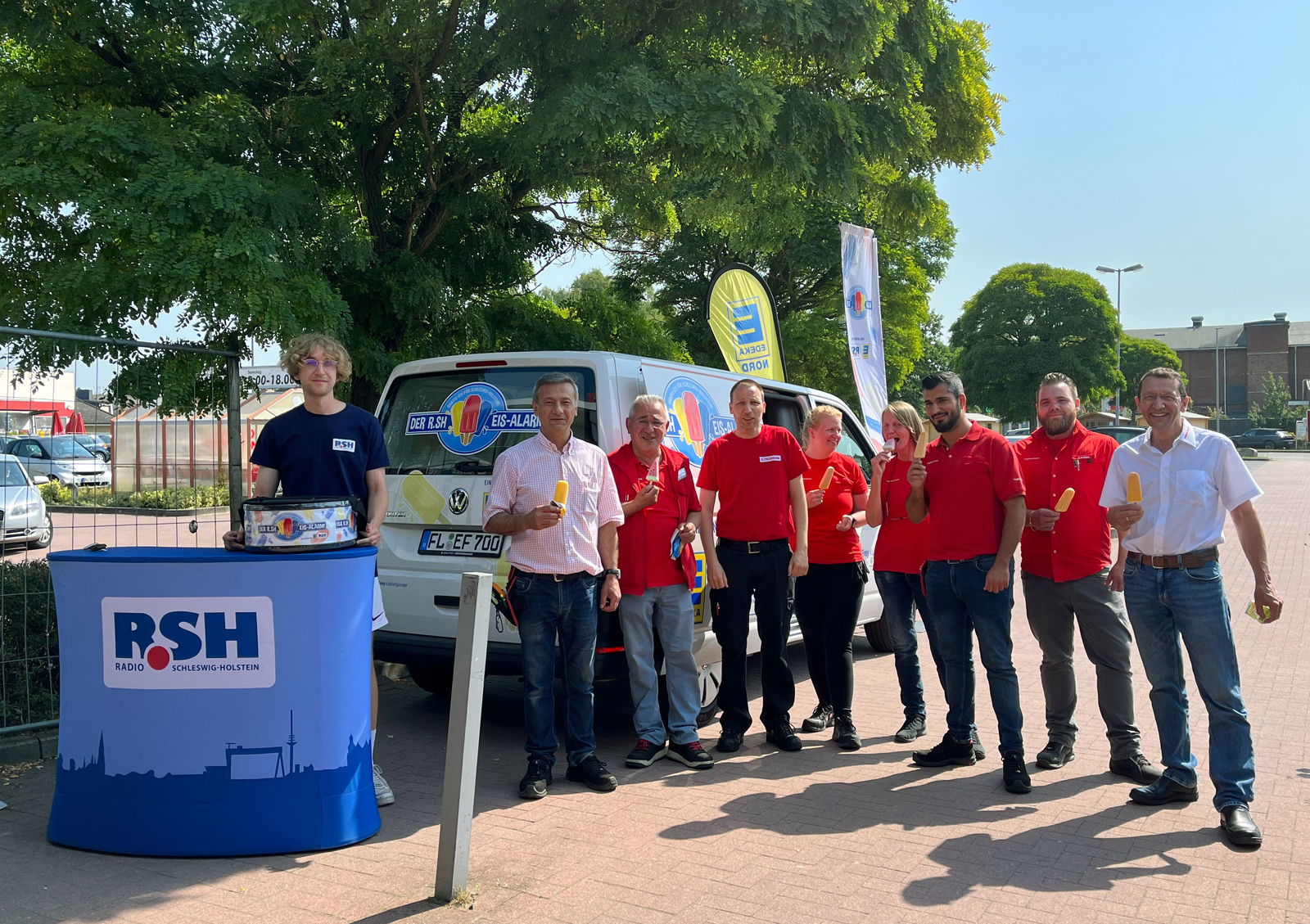 R.SH Eis-Alarm beim Hagebaumarkt in Uetersen