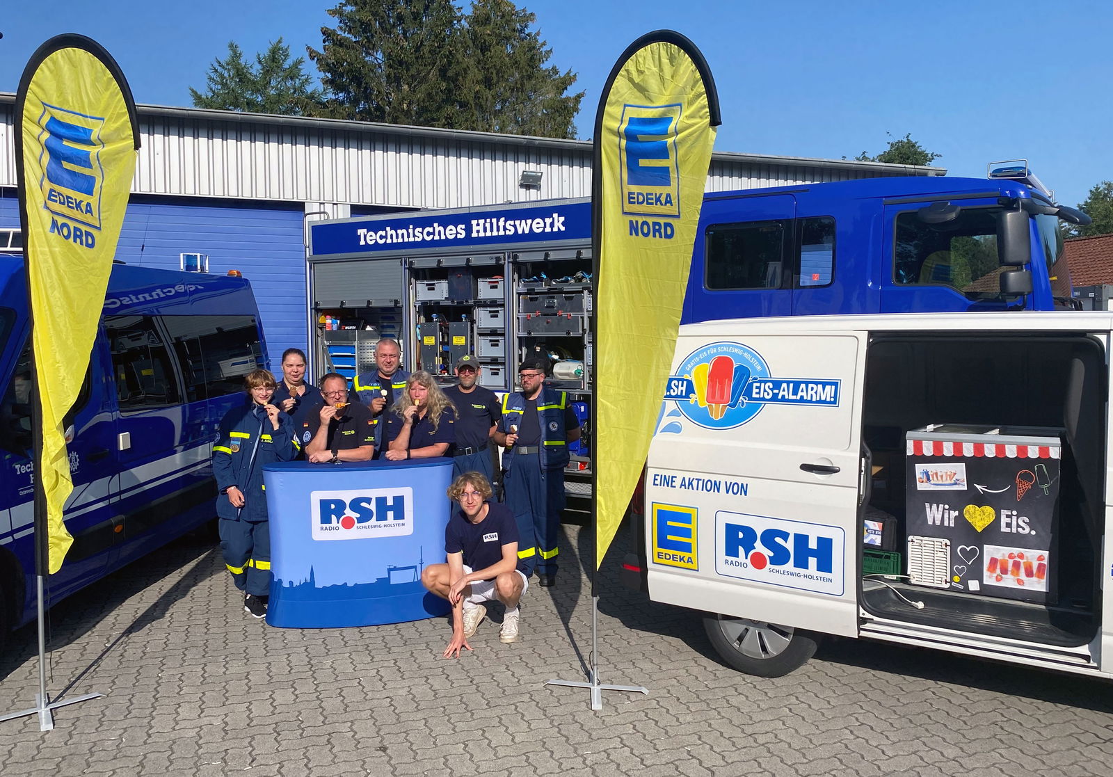 R.SH Eis-Alarm beim Technischen Hilfswerk in Neumünster