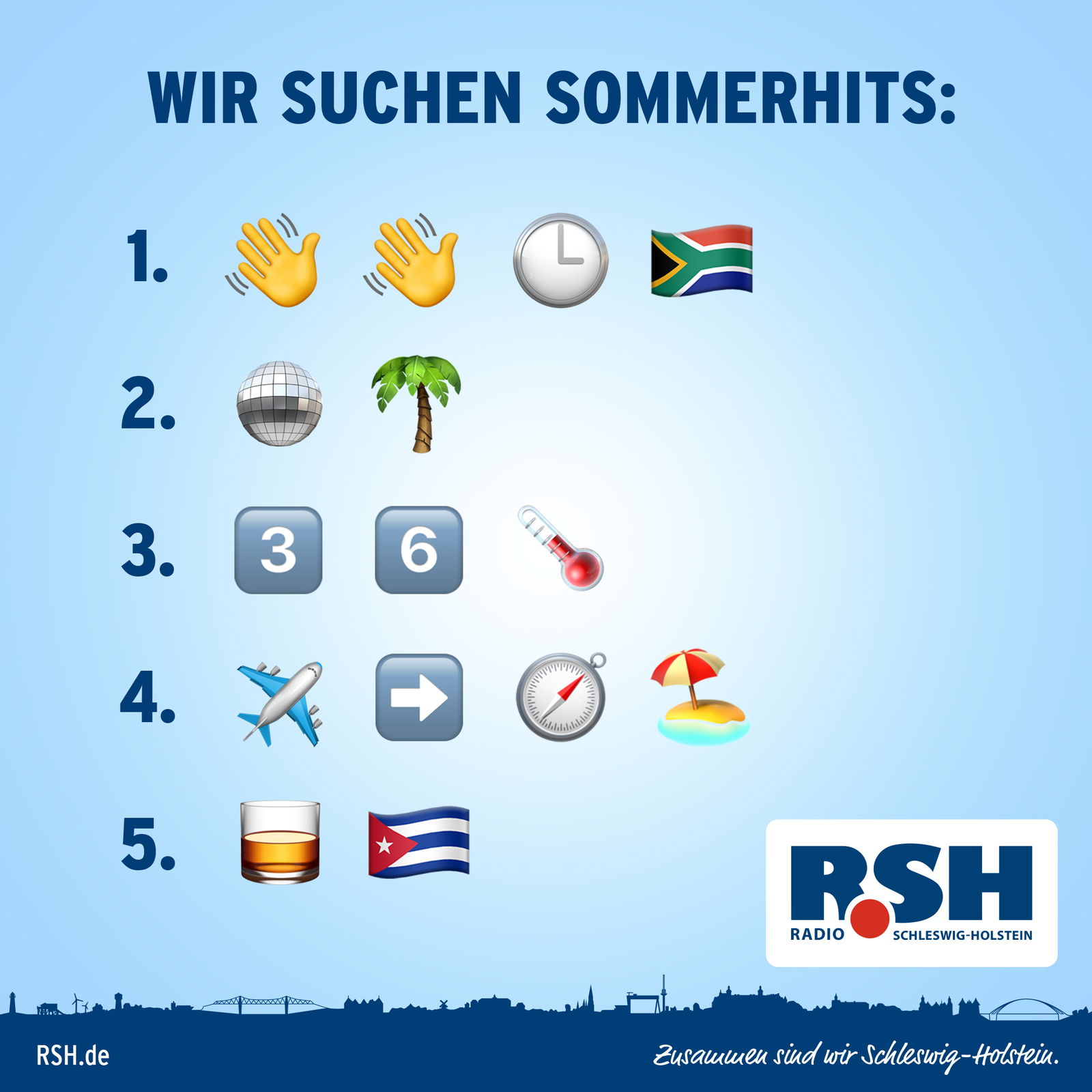 Sommerhits gesucht - Emojikachel