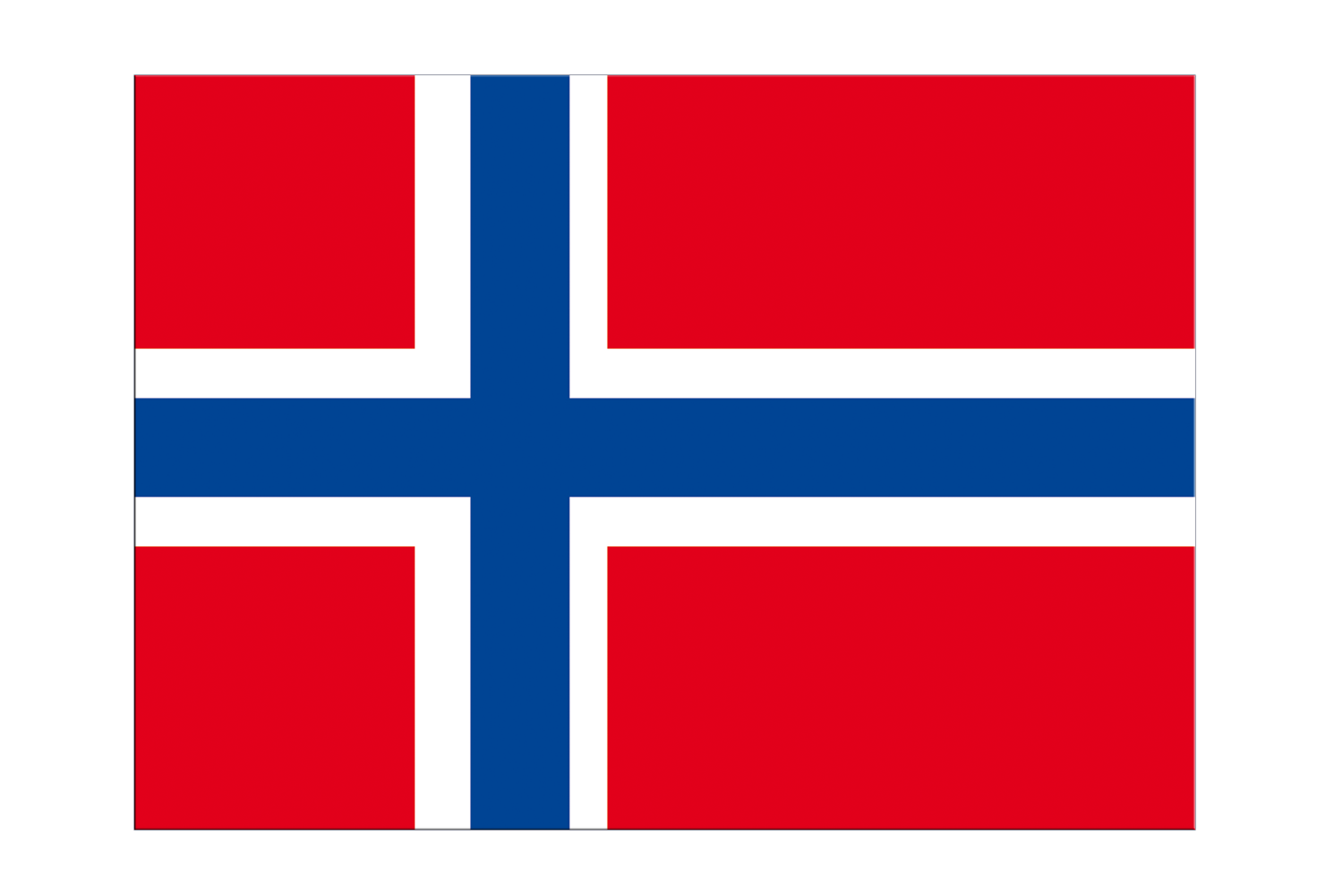 Flagge von Norwegen