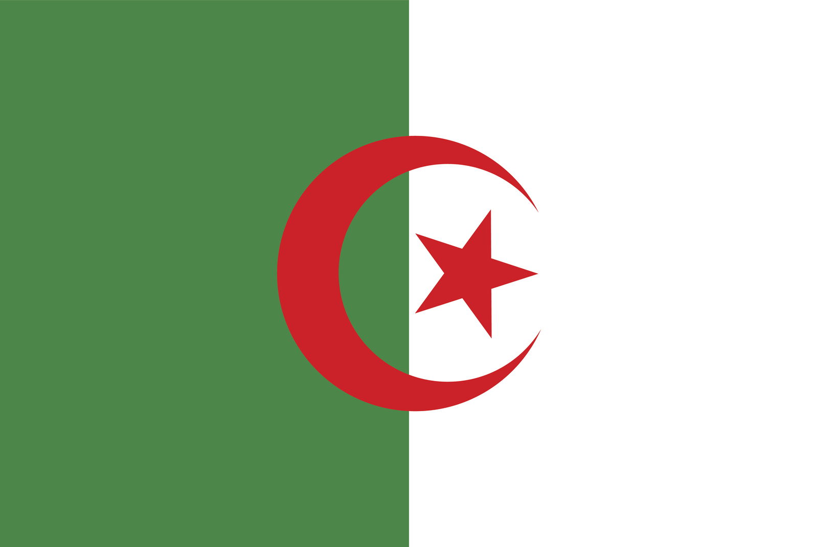 Flagge von Algerien