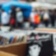 Kiste mit Schallplatten