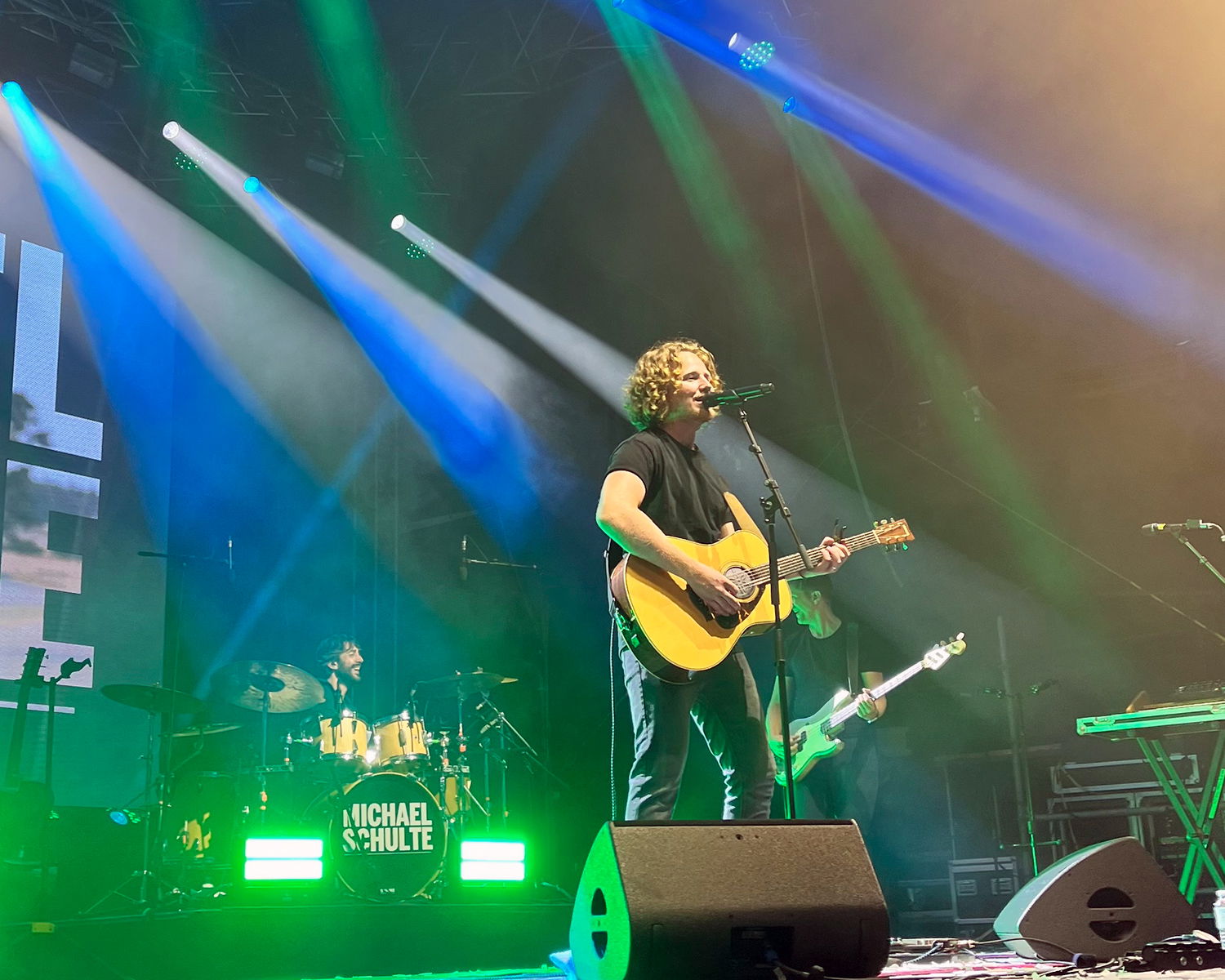Michael Schulte auf der Bühne