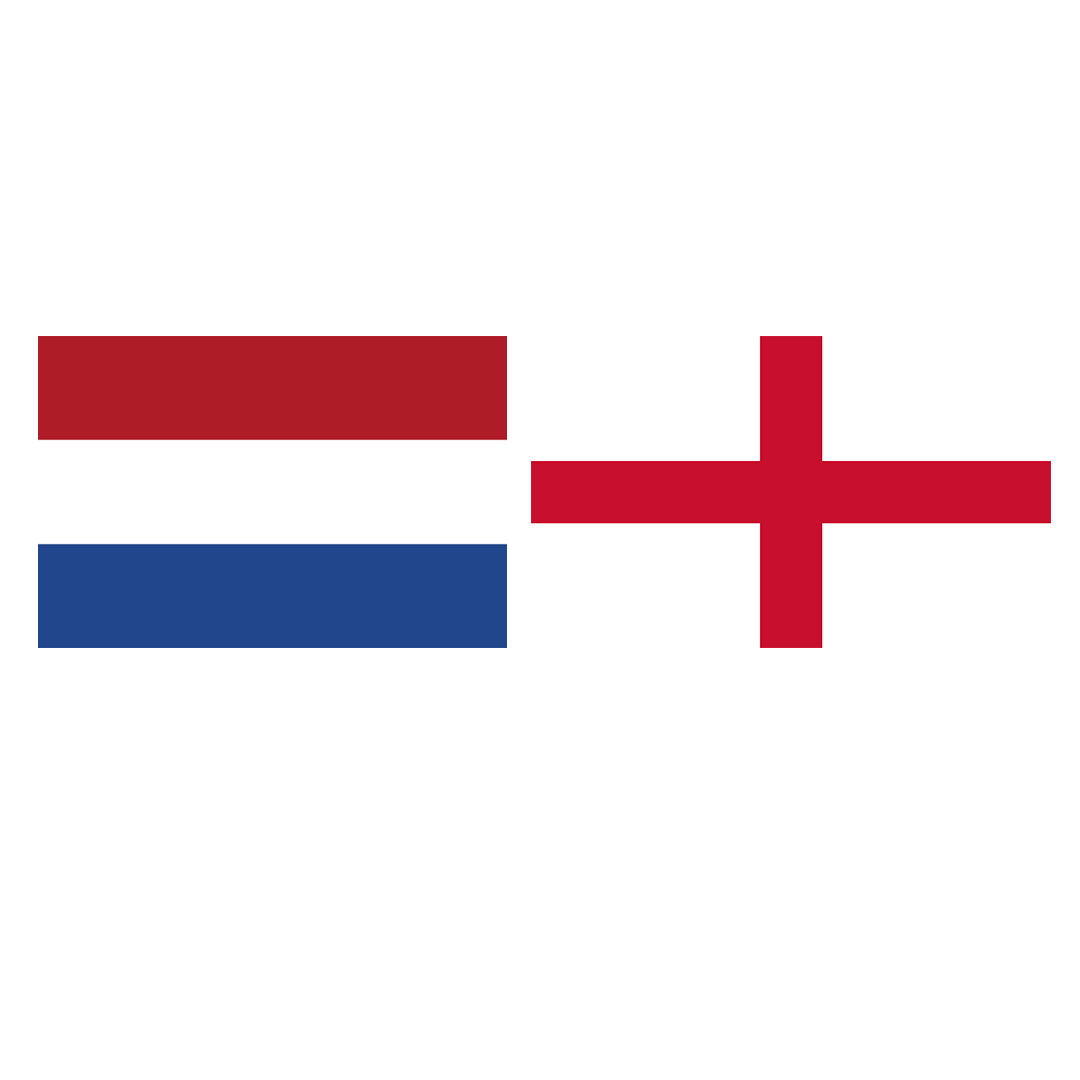 Niederlädische und Engländische Flagge