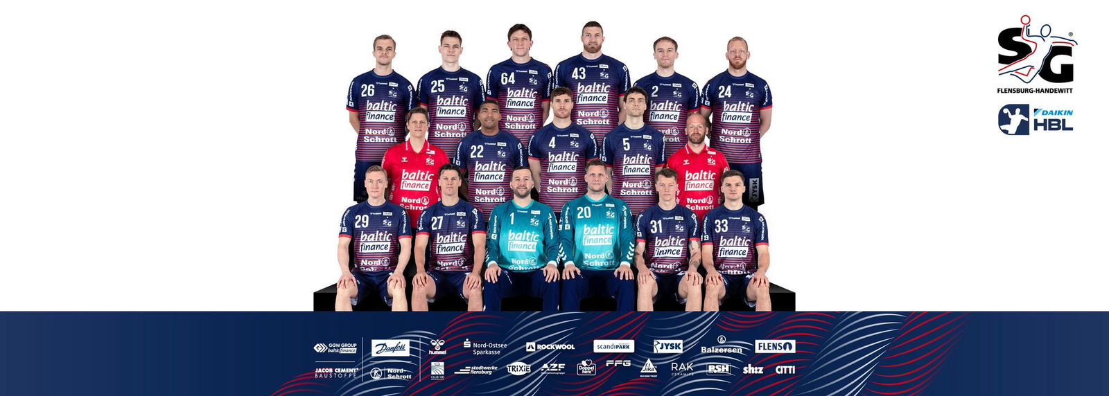 Der Kader der SG Flensburg Handewitt in der Saison 2024/25
