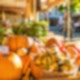 Kürbisse auf einem herbstlichen Markt