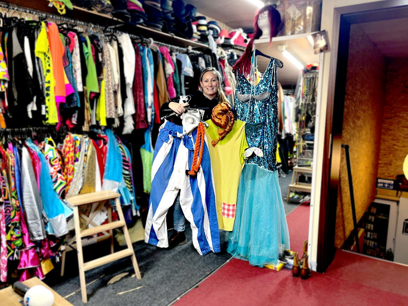 Sharon Heyn im Kostümverleih