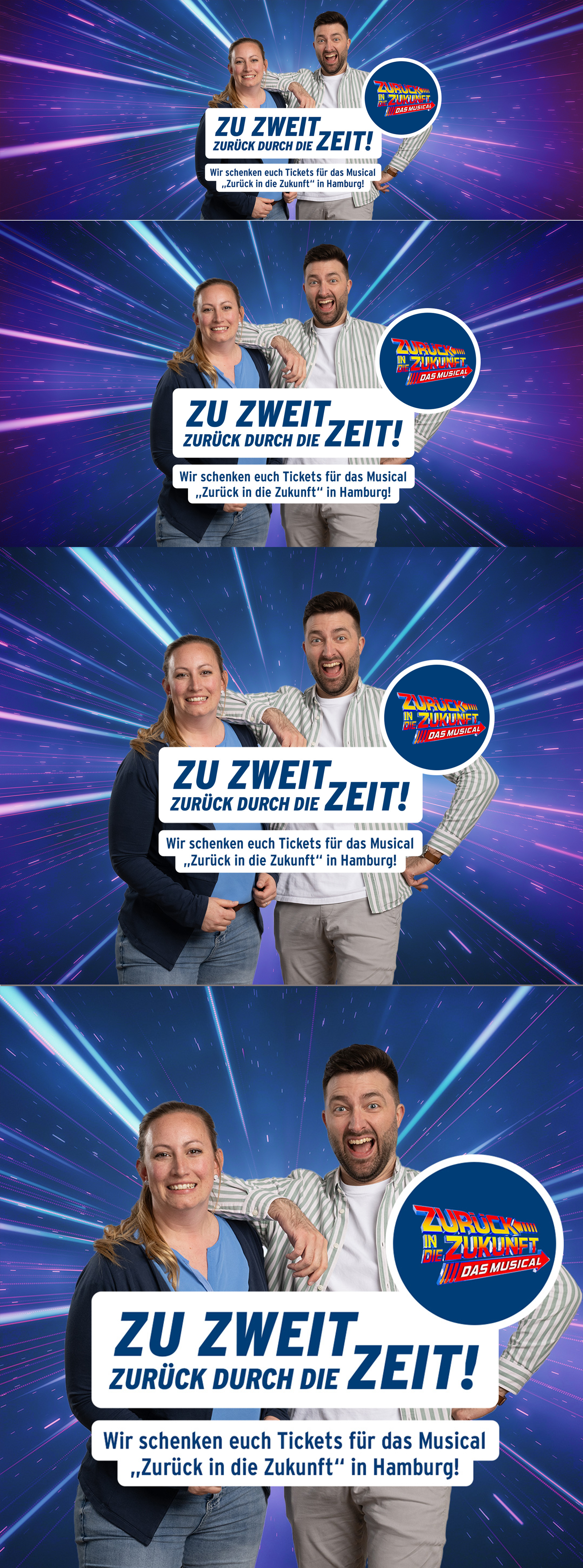 Zurück in die Zukunft - Zu Zweit zurück in die Zeit CMS Grafik