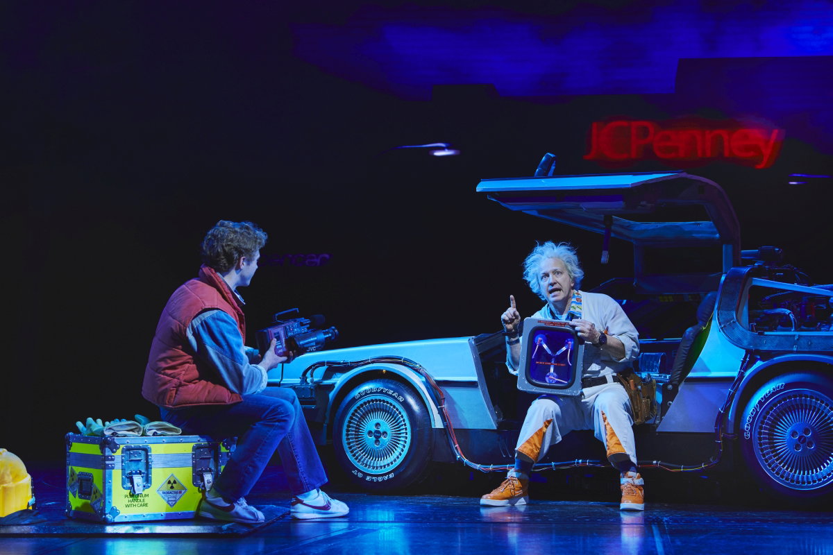 Zurück in die Zukunft Musical - Caden Brauch (Marty McFly) and Cory English (Doc Brown)