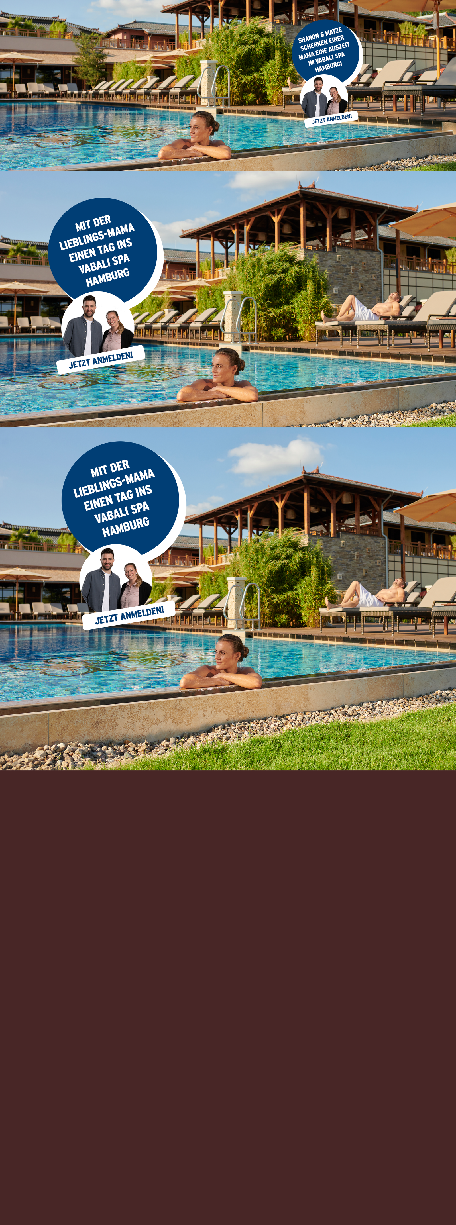 Muttertagsverlängerung Vabali Spa Hamburg