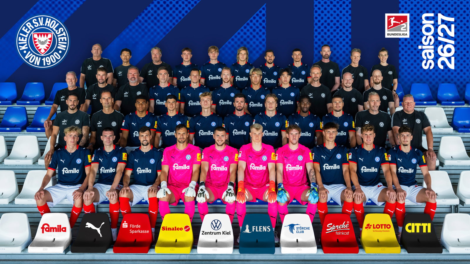 Holstein Kiel Mannschaftsfoto